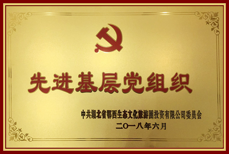 2018年榮獲先進基層黨組織